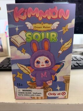 KIMMON Dream Maker Sour Purple Bunny Plush Figure - Kids Toys blind box